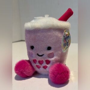 AURORA TANGY HEART BOBA 5" PALM PALS SUPER SOFT TOY PLUSH BRAND WITH TAGS